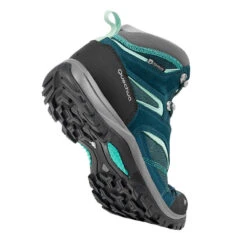 Botas De Montaña Y Trekking Impermeables Mujer Quechua MH100 Azul -Famoso Zapato Tienda botas de montaa y trekking impermeables mujer quechua mh100 azul 2