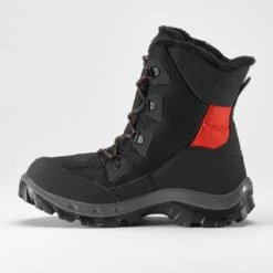Botas De Nieve Y Apreski Impermeables Niños 30-38 Quechua SH500 Warm Negro -Famoso Zapato Tienda botas de nieve y apreski impermeables nios 30 38 quechua sh500 warm negro 2