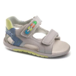 Famoso Zapato Tienda 41 Sandalias De Marcha Deportiva De Piel De Bebé Niño PABLOSKY En Gris