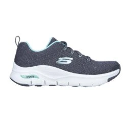 Zapatillas Caminar Mujer SKECHERS Glee For All Negro -Famoso Zapato Tienda zapatillas caminar mujer skechers glee for all gris